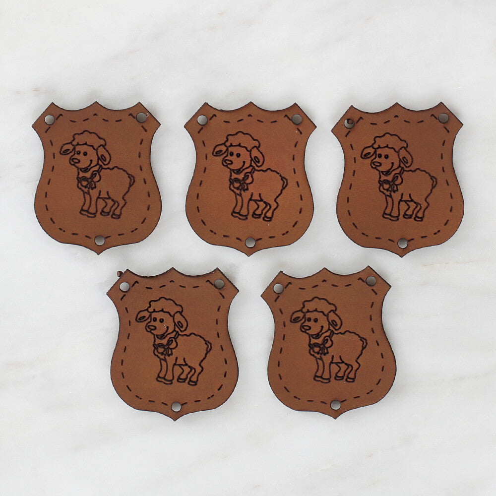 Loren Crafts Figürlü Deri Arma 5 Adet - 1517